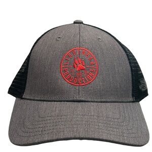 NWT The North Face Ultimate Trucker Hat Med Gray & Black Light Bear Productions